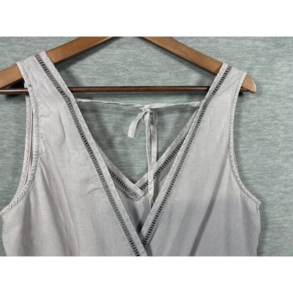 Anthropologie Cloth & Stone Womens XS‎ Light Gray Sleeveless Jumpsuit Romper - Picture 6 of 6